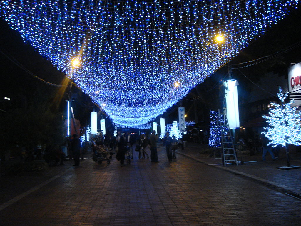 Luces de navidad en Bogotá